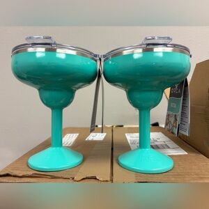 Orca Aqua Margarita Glasses Set